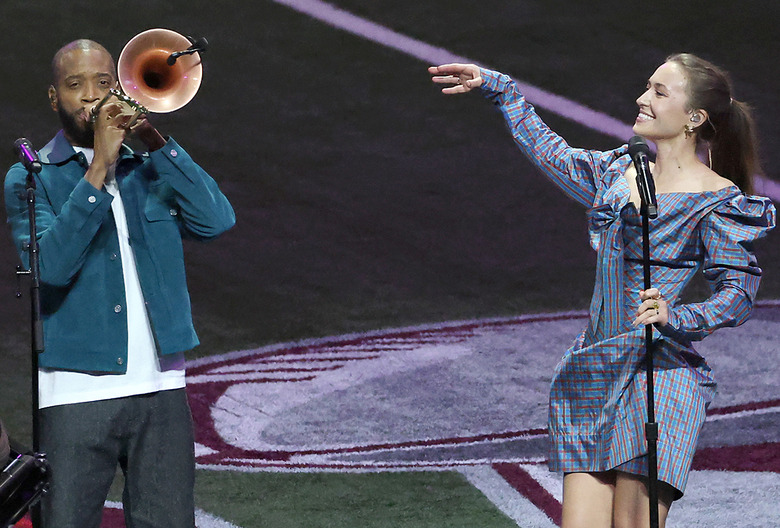 Trombone Shorty Lauren Daigle America the Beautiful Super Bowl LIX