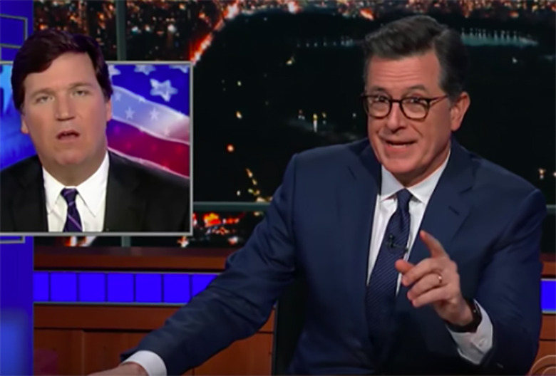 Tucker Carlson Stephen Colbert