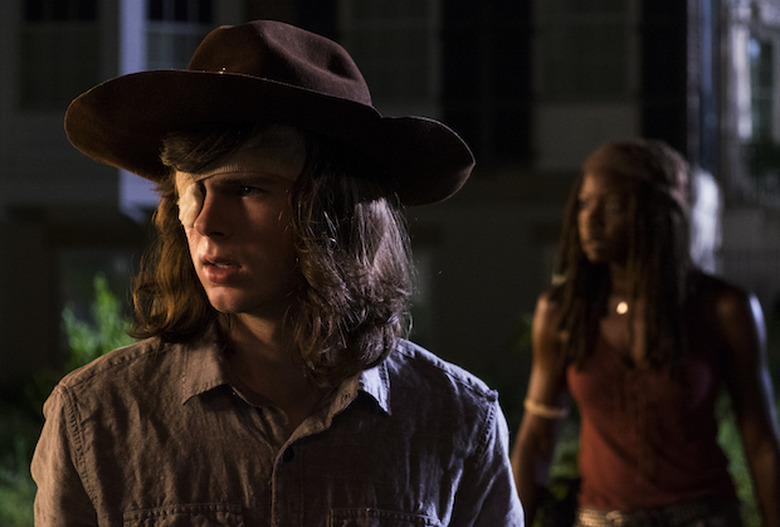 Walking Dead Carl Dies
