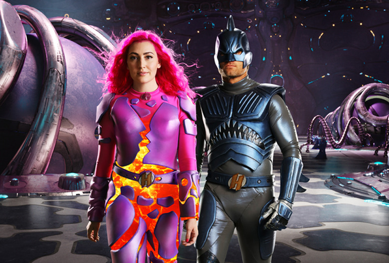 Taylor Dooley as Lavagirl and JJ Dashnaw as Sharkboy