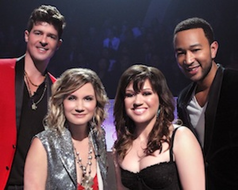 ROBIN THICKE, JENNIFER NETTLES, KELLY CLARKSON, JOHN LEGEND