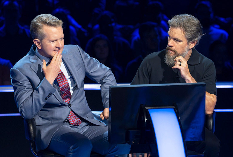 Who Wants To Be A Millionaire Results Matt Damon Ken Jennings Win Video