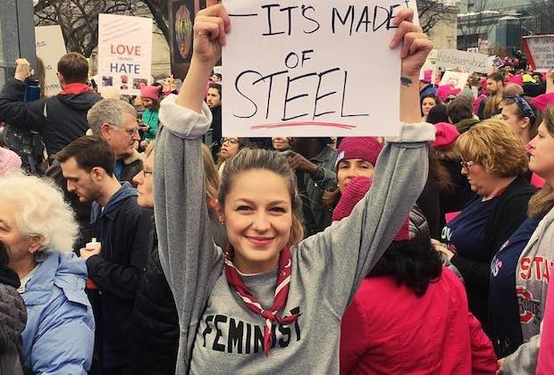 Women's March Melissa Benoist