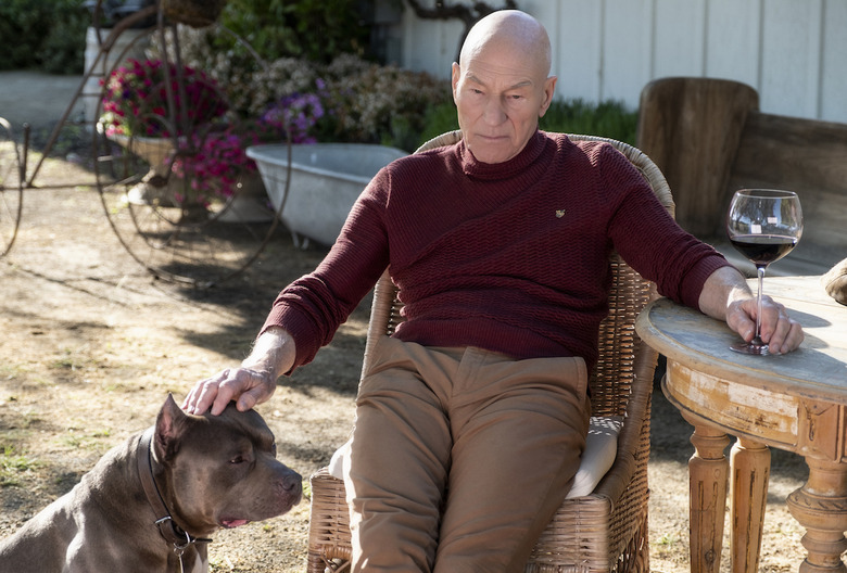 Star Trek Picard Patrick Stewart Dog Number One