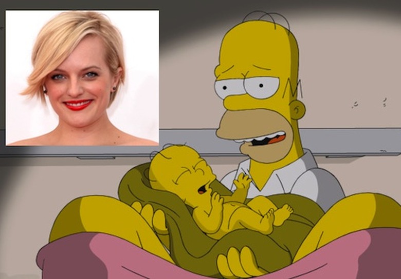 The Simpsons Season 25 Spoilers Elisabeth Moss