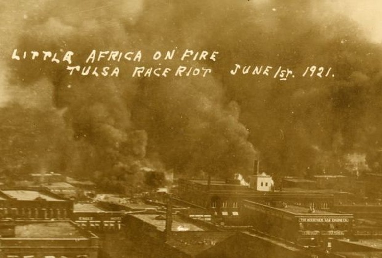 Tulsa Burning postcard