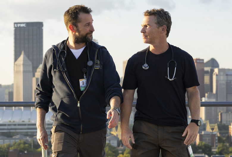 'The Pitt' Preview: Watch Noah Wyle Talk Shawn Hatosy Off a Ledge in Season 1, Episode 1