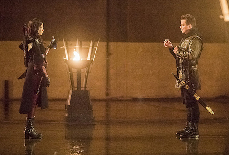 Arrow Oliver Cuts Off Malcolm Hand