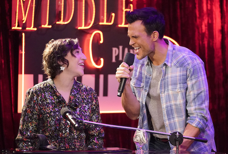 Mayim Bialik and Cheyenne Jackson in 'Call Me Kat'