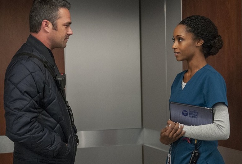 Chicago Crossover Severide/April Kiss