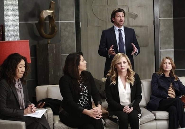 SANDRA OH, SARA RAMIREZ, JESSICA CAPSHAW, PATRICK DEMPSEY, ELLEN POMPEO