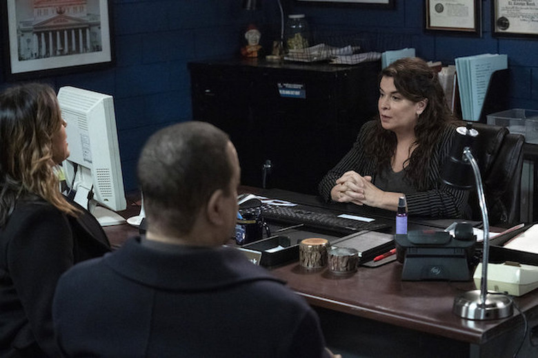 Law and Order SVU Recap Season 22 Episode 8 Barek Annabella Sciorra