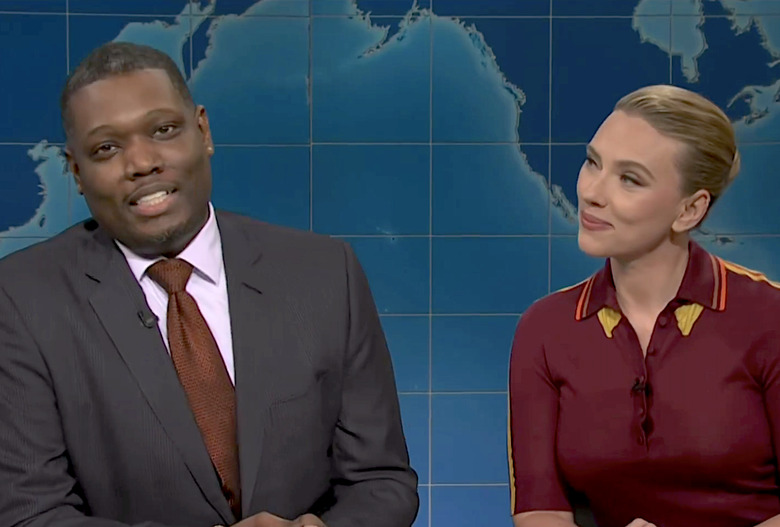 SNL Scarlett Johansson Joke Apology Michael Che Video