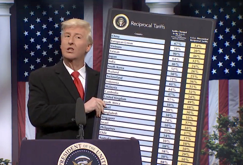 SNL Video Donald Trump Tariffs Morgan Wallen