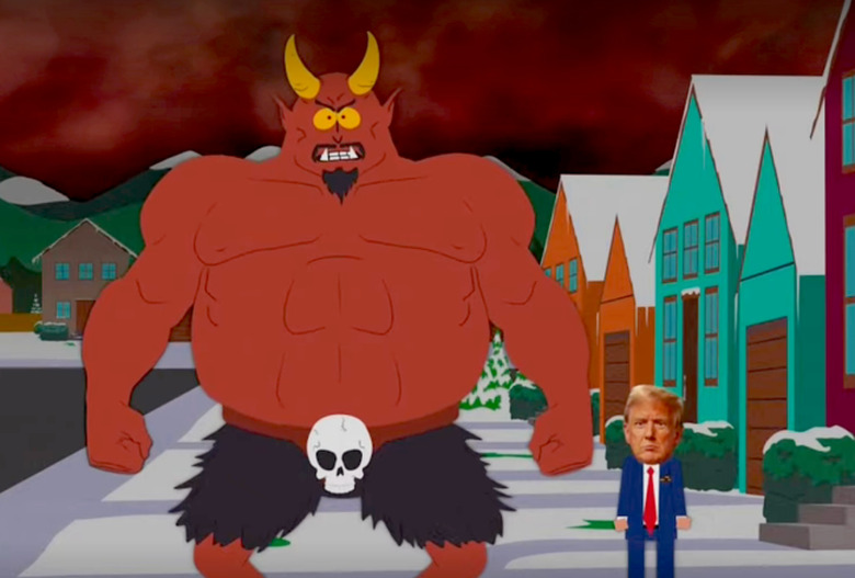 South Park Satan Trump Pregnant