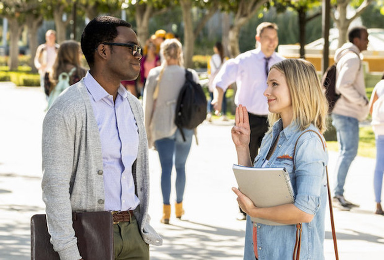 The Good Place Season 3 Premiere Chidi Eleanor