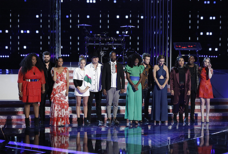 the voice recap top 12 results dr king eliminated