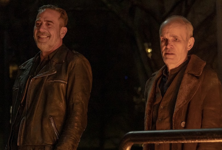 Jeffrey Dean Morgan as Negan, Zeljko Ivanek as The Croat - The Walking Dead: Dead City _ Season 2, Episode 1 - Photo Credit: Robert Clark/AMC
