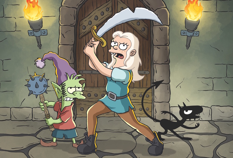 Disenchantment Netflix Warrior Pose
