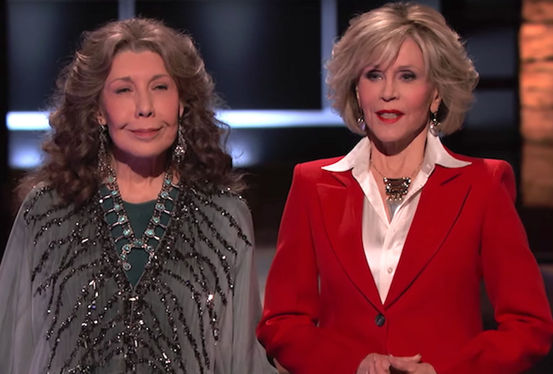 Grace and Frankie on Shark Tank