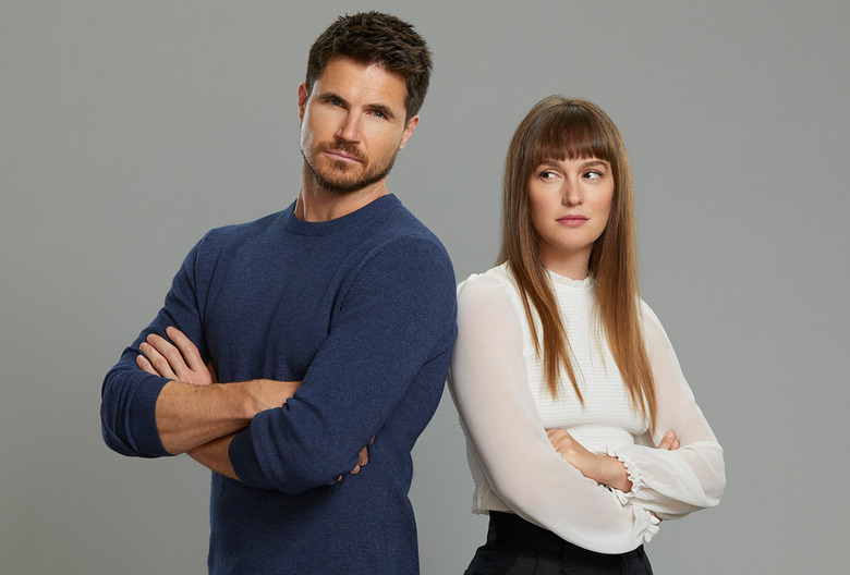 Leighton Meester Robbie Amell Christmas Movie Trailer