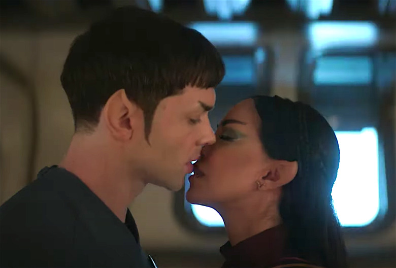 Star Trek Strange New Worlds Spock Kiss