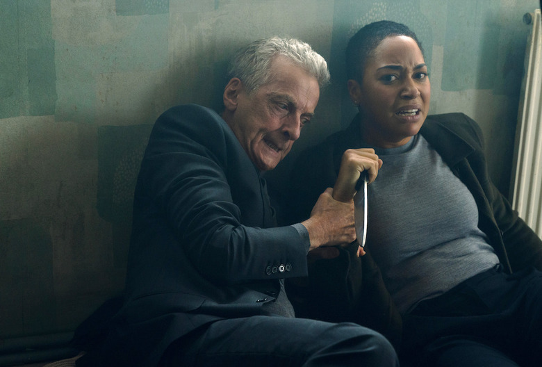 Peter Capaldi and Cush Jumbo in criminal record season 1 finale on Apple TV+