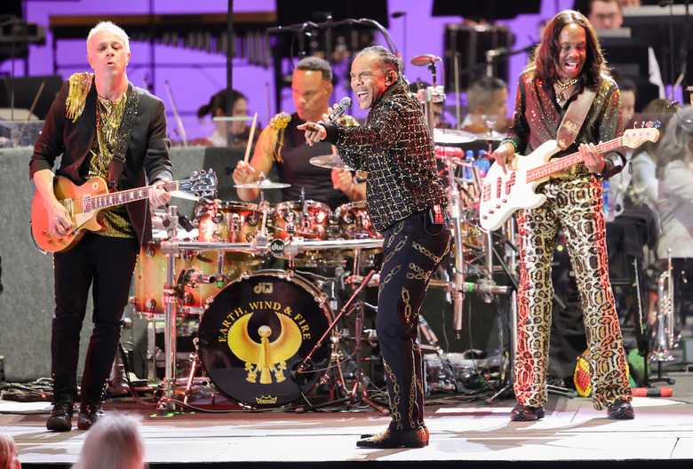 Earth, Wind & Fire perform at Los Angeles' Hollywood Bowl