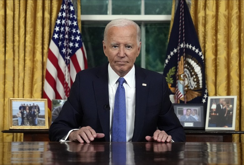 President Biden Delivers Address From The White House On Ending His Campaign