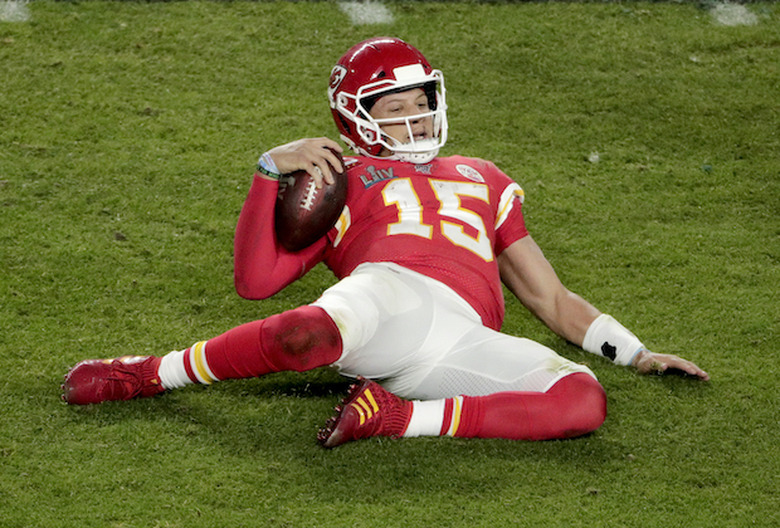 Patrick Mahomes of the Kansas City Chiefs