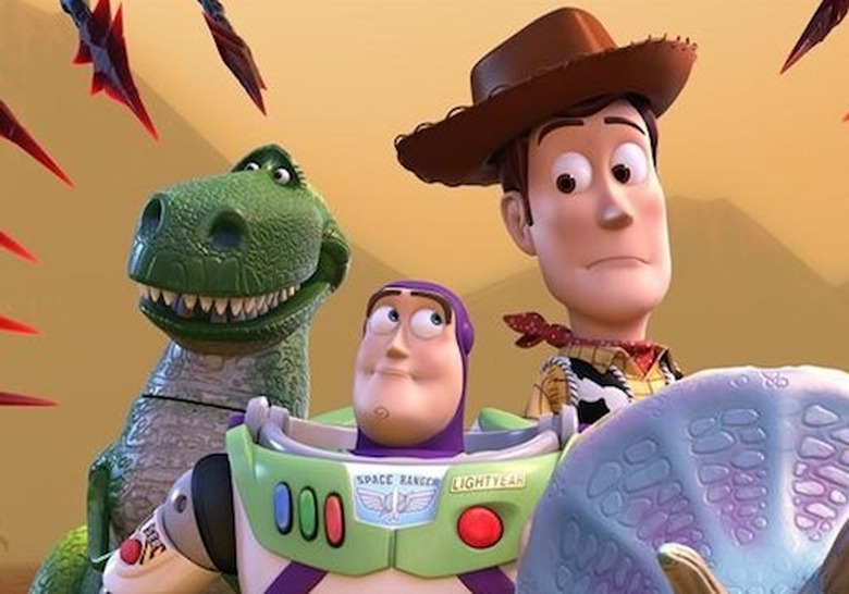 REX, BUZZ LIGHTYEAR, WOODY, TRIXIE